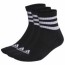  Adidas Calzini Calze 3-Stripes ushioned Sportswear Mid-Cut 3 paia Nero cotone 1