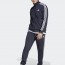  Tuta Intera Completa UOMO Adidas Basic 3-Stripes Tricot Blu con tasche 7
