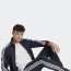  Tuta Intera Completa UOMO Adidas Basic 3-Stripes Tricot Blu con tasche 3