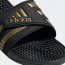  Ciabatte sandali mare piscina doccia UOMO Adidas Nero oro Adissage 10