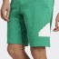  Pantaloncini Shorts UOMO Adidas Verde Future Icons Badge of Sport Cotone 1