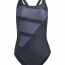  Costume da Bagno DONNA Adidas Big Bars Graphic Nero nuoto mare piscina 4