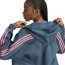  Giacca tuta Felpa cappuccio DONNA Adidas Blu Future Icons 3-Stripes Full-Zip 1