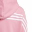  Giacca tuta felpa cappuccio Ragazzi Adidas Future Icons 3-Stripes Full-Zip Rosa 3