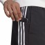  Pantaloncini Shorts UOMO Adidas 3 Stripes Chelsea Nero Bianco con tasche 1