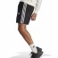  Pantaloncini Shorts UOMO Adidas 3 Stripes Chelsea Nero Bianco con tasche 5