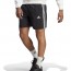  Pantaloncini Shorts UOMO Adidas 3 Stripes Chelsea Nero Bianco con tasche 4