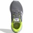  Scarpe Sneakers Bambini Unisex Adidas Tensaur Run Grigio Giallo Fluo 6