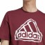  T-shirt maglia maglietta UOMO Adidas Rosso FLD BOS LOGO Cotone jersey 5