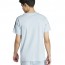  T-shirt maglia maglietta UOMO Adidas Azzurro Essentials Single Jersey 3-Stripes 2