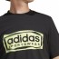  T-shirt maglia maglietta UOMO Adidas Nero Giallo Folded Sportswear Graphic 1
