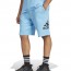 Pantaloncini Shorts UOMO Adidas Essentials Big Logo French Terry Azzurro 4