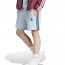  Pantaloncini Shorts UOMO Adidas Essentials French Terry 3-Stripes Azzurro 4