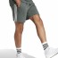  Pantaloncini Shorts UOMO Adidas Essentials French Terry 3-Stripes Grigio 3