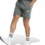  Pantaloncini Shorts UOMO Adidas Essentials French Terry 3-Stripes Grigio 4
