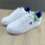  Scarpe Sneakers UOMO Champion Legacy New Court Low Bianco Azzurro Court 7