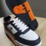  Scarpe Sneakers UOMO Champion Heritage Low Skate Blu Bianco Arancione 2