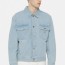  Giubbino di jeans Giacca denim UOMO Dickies MADISON Azzurro con tasche Cotone 0