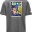  T-shirt tempo libero UOMO Kappa Grigio Authentic Zaki Warner Bros Batman Cotone 4
