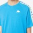  T-shirt maglia maglietta UOMO Kappa Banda 222 Azzurro COENI SLIM Cotone 2