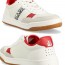  Scarpe Sneakers UOMO Napapijri Courtis Bianco Rosso Lifestyle 5