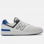  Scarpe Sneakers UOMO New Balance Court 574 UOMO WHITE/ROYAL Lifestyle 5