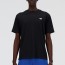  T-shirt maglia maglietta UOMO New Balance Nero Sport Essentials Cotone 3