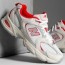  Scarpe Sneakers Unisex New Balance 530 QB Grigio Rosso Pelle Tessuto 0