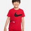  T-shirt ma glia maglietta Bambino Nike Rosso 2021 SPLIT SWOOSH TM Cotone 4