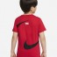  T-shirt ma glia maglietta Bambino Nike Rosso 2021 SPLIT SWOOSH TM Cotone 2