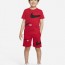  T-shirt ma glia maglietta Bambino Nike Rosso 2021 SPLIT SWOOSH TM Cotone 3
