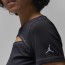  Intimo Tecnico DONNA Nike Jordan Keyhole shirt Nero maniche corte 3