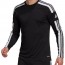  Maglia Shirt calcio multisport UOMO Adidas Nero Squadra 21 Jersey LS 5