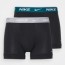  Intimo boxer mutande UOMO Nike Underwear BRIEF 2 PACK Culotte Verde grigio 0