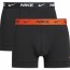  Intimo slip boxer culotte UOMO Nike Underwear BRIEF 2 PACK Nero arancione 0