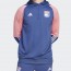  Lione OL Lyon Olympique Adidas Felpa Allenamento Training Top Blu 2023 24 4