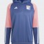  Lione OL Lyon Olympique Adidas Felpa Allenamento Training Top Blu 2023 24 6