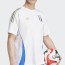  Italia Italy FIGC Adidas T-shirt maglia maglietta Bianco Cotone Tee Euro 2024 2