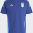  Italia Italy FIGC Adidas T-shir maglia maglietta Blu Cotone Tee Euro 2024 5