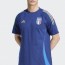  Italia Italy FIGC Adidas T-shir maglia maglietta Blu Cotone Tee Euro 2024 0