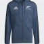  All Blacks New Zealand Adidas Giacca felpa tuta 3 Stripes HD FZ Blu 7