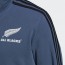  All Blacks New Zealand Adidas Giacca felpa tuta 3 Stripes HD FZ Blu 8