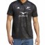  All Blacks New Zealand Adidas Polo Maglia Supporters Nero Rugby 2024 0