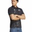  All Blacks New Zealand Adidas Polo Maglia RWC Nero Cotone 2