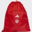  Bayern Monaco Adidas Sacca Rucksack Gymsack Borsa 2023 24 Rosso tasca con zip 4