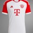  Bayern Monaco Adidas Maglia Calcio UOMO Kane 9 maniche corte 2023 24 Home 1