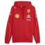  Scuderia Ferrari F1 Puma Felpa Cappuccio Hoodie UOMO Rosso 2024 Team 0