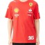  Ferrari Puma T-shirt maglia maglietta Sainz UOMO Rosso Cotone Team 2024 3