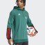  Manchester United Adidas Felpa Allenamento Training Top Cappuccio Verde 2024 2