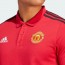  Manchester United Adidas Polo Maglia DNA UOMO Rosso Cotone 2023 24 2